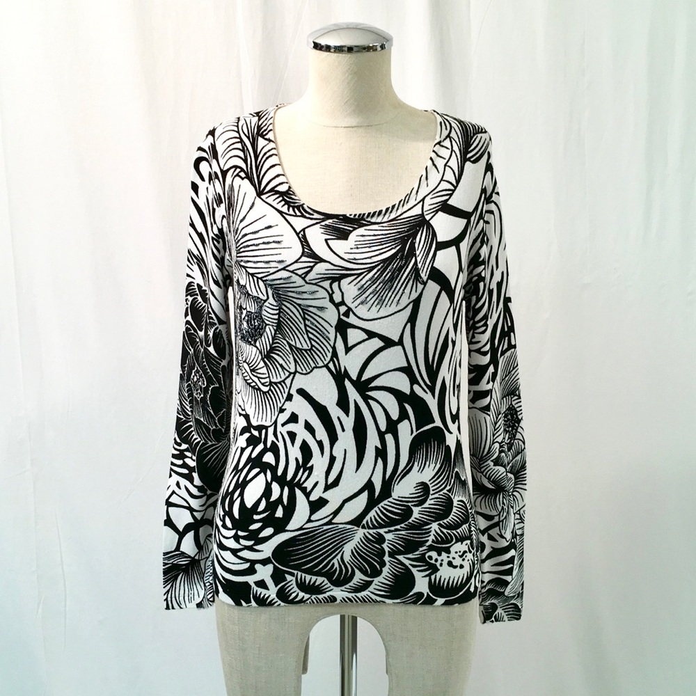 Peck & Peck Beaded Sweater